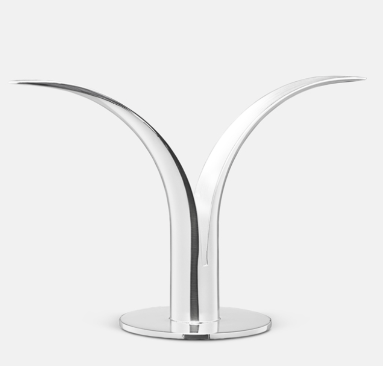 The Lily Candlestick - Silver plated