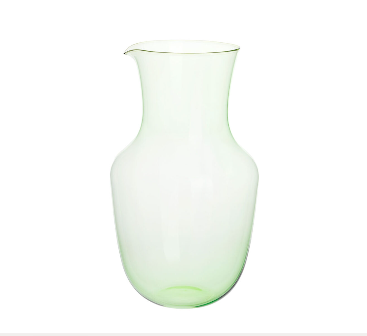 Lobmeyr Alpha Water Pitcher - Austria 1952 - Green