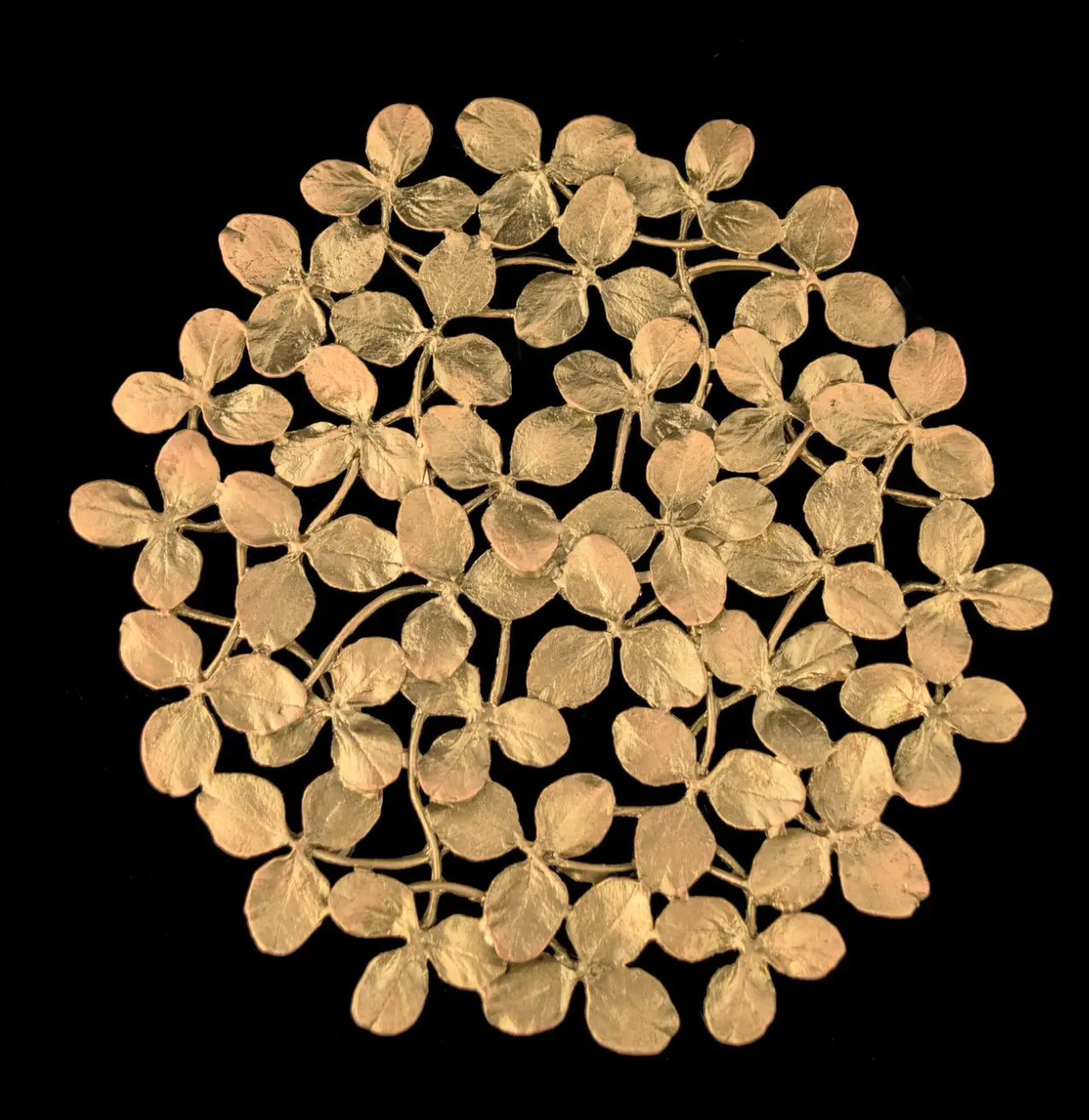 Brass Trivet - Clover Leaves