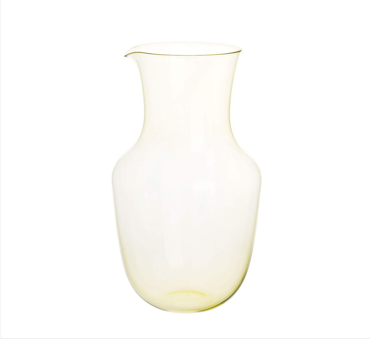 Lobmeyr Alpha Water Pitcher - Austria 1952 - Yellow