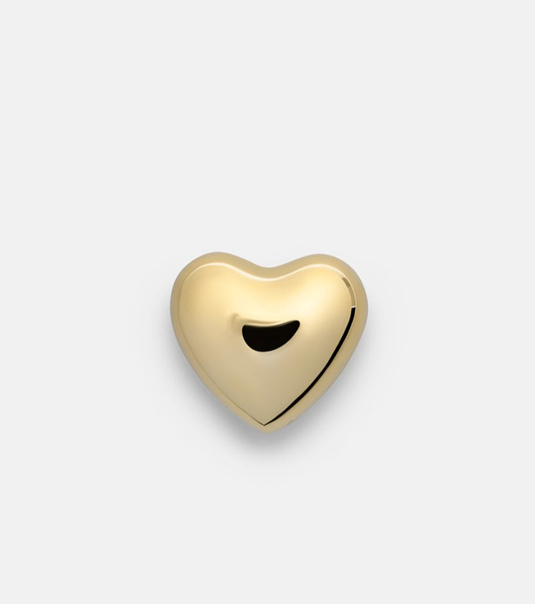 Brass Heart Paper Weight - Sweden, 1998